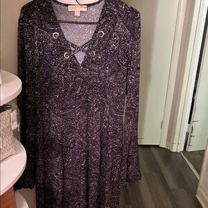 Michael Kors Black Paisley Dress
